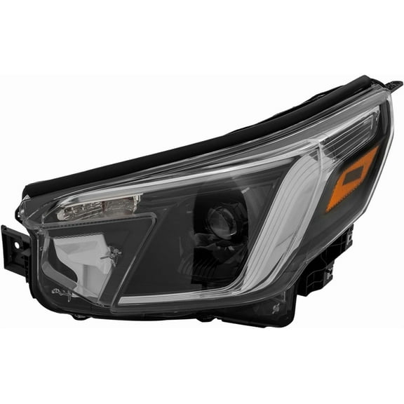 LED Headlight Assembly, for 2022 2023 2024 Subaru Forester Halogen Headlamp Left Driver Side Car Front Replacement (Driver Side)