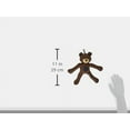thumbnail image 2 of fabdog Floppy Teddy Bear Squeaky Dog Toy (Small), 2 of 4