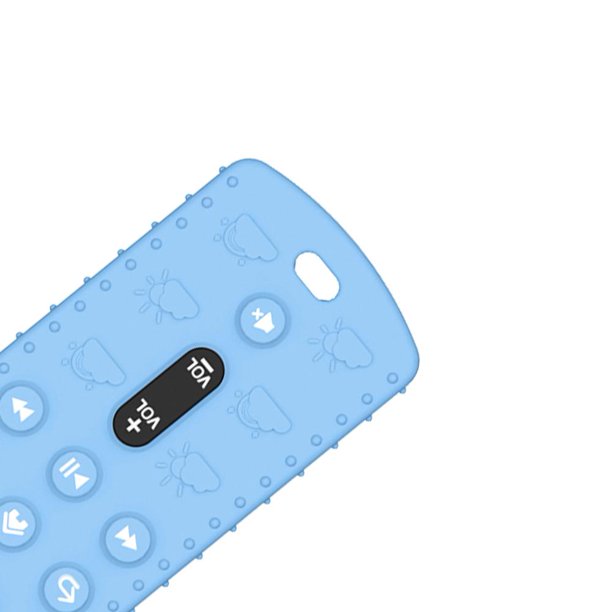 Juguetes de silicona para masticar bebés, juguetes infantiles lavables para bebés de 3 meses (azul cielo) Likrtyny libre de BPA