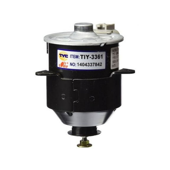 Auxiliary Fan Motor - Compatible with 2003 - 2004 Toyota Corolla Sedan 1.8L 4-Cylinder