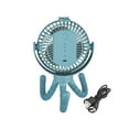 thumbnail image 4 of Mainstays Rechargeable Personal Flex Fan ,Blue, 4 of 5