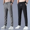 thumbnail image 6 of hcuribad Casual Pants,2024 New Men's Fast Dry Stretch Breathable Jogger Drawstring Sweatpants With Pockets,Sweatpants for Men,Casual Pants,Men's Pants,Joggers for Men,(Clearance) Gray 5XL, 6 of 6