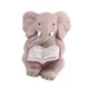 thumbnail image 4 of Estatua de elefante, figura de animal, adorno para dormitorio, escritorio, sala de estar, boda, resina Libro de mirar 9x12cm, 4 of 9