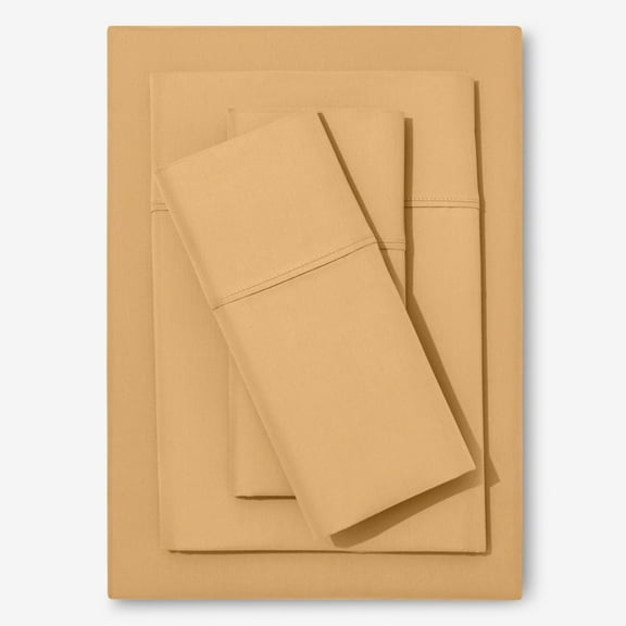 BrylaneHome Solid Damask Cotton Sateen 1000 Thread Count 6 Piece Sheet Set with Deep Pockets