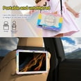 thumbnail image 6 of Case for Samsung Galaxy Tab S8 Plus/S7 Plus/S7 FE 12.4 inch, Silicone Shockproof Heavy Duty Protective Cover with Handle + Pencil Holder + Hand Strap + Rotating Stand - Blue, 6 of 8