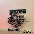 thumbnail image 3 of Shinelab Dirt Bike Metal Wall Art, Custom Like Father Like Son Motocross LED Metal Sign 13180, 3 of 3