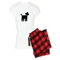 thumbnail image 1 of CafePress - Black Poodle - Women's Light Pajamas, 1 of 1