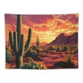 thumbnail image 5 of BCIIG Cactus Sunset Tapestry Wall Hanging Unique Style Graphic Tapestries Home Wall Decor Art for Living Room Bedroom Apartment Farmhouse Dorm 40x30inch, 5 of 6