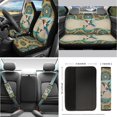 thumbnail image 2 of Jeiento Hummingbird Car Seat Covers Full Set 14 Piece Car Interior Accessories Set Boho Mandala Front Rear Split Bench Protection Decorations Universal Fit for Auto Truck Van SUV Sedan, 2 of 6