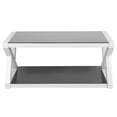 thumbnail image 3 of Mesa Auxiliar Para Sofá, Mesa De Centro De Vidrio Templado Multifuncional Moderna De 2 Niveles Para Sala De Estar ANGGREK Table, 3 of 8