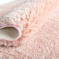 thumbnail image 5 of Rugs.com Bano Luxe Bath Mat Collection Rug – 2' x 3' Cotton Candy Pink Machine Washable Shag Bath Mat, Extra Soft and Absorbent, Non-Slip, Quick Dry, Perfect for Bathroom, 5 of 7