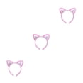 thumbnail image 3 of Diadema con orejas de gato Qarigey Rosa, 3 of 6