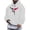 White, variant on Valora Men Sweatshirt Men's Hoodies Sweatshirts Casual Bull Head Graphic Drawstring Pullover Hoodie for Everyday Comfort and Versatility Khaki XL