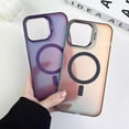 thumbnail image 4 of Funda Case Tornasol Soporte Premium MR. GADGETS Para iPhone 16 Magsafe Para Iphone 16 pro max Color Morado, 4 of 5