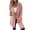 Pink, variant on Elabch Winter Coats for Women Trench Coat for Women Notched Lapel Single Breasted Pea Coat Plus Size Winter Wool Blend Over Coats Long Jacket Blue XL