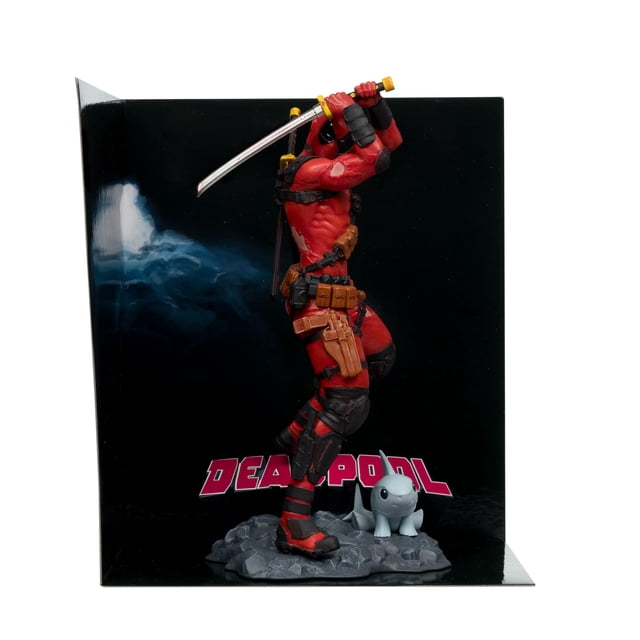 McFarlane Toys - Figura coleccionable de Marvel Deadpool a escala 1:10 con escena (Deadpool n.° 1)