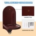 thumbnail image 4 of GSE Games & Sports Expert Billiard Wall Mounted Wood Cone Chalk Holder, Billiards Pool Chalk Accessories - Mahogany, 4 of 8