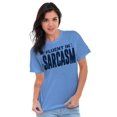 thumbnail image 4 of Fluent in Sarcasm Funny Attitude Men's Graphic T Shirt Tees Brisco Brands X, 4 of 6