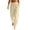 BQ44_Beige, variant on Petite Sweatpants Women Trendy Elastic Waist Bottom Lounge Pant Lightweight Baggy Joggers with Pocket White S