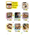 thumbnail image 6 of Mini Nutella Glass Jars Chocolate Hazelnut Spread (0.88 Oz) –(7 Units) Weekly Pack + 7 Mini Spoons Atrevo Bundle Pack. Made in Italy. Stockings Stuffers, 6 of 6