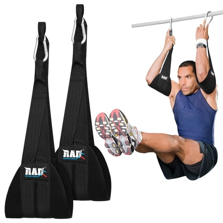 RAD Ab Straps for Pull Up Bar & Abdominal Muscle Building, Adjustable Abdominal Trainer