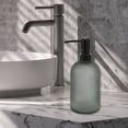 thumbnail image 6 of Unique Bargains 1 Pc Simple Cylindrical Soap Pump Dispenser for Bathroom Hotel 400ml Gray Black, 6 of 6