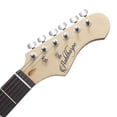 thumbnail image 5 of Ashthorpe 39-Inch Electric Guitar with S-S-S Pickups and Tremolo Bar - Sunburst/White, 5 of 7