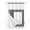 Black White, variant on No Hook Shower Curtain, Cream Greek Key Standard Shower Curtain with Snap in Liner, Geometric Greece Ancient Farmhouse Geo Waterproof Washable Fabric Bathroom Curtains Sets, 72"W x 72"L