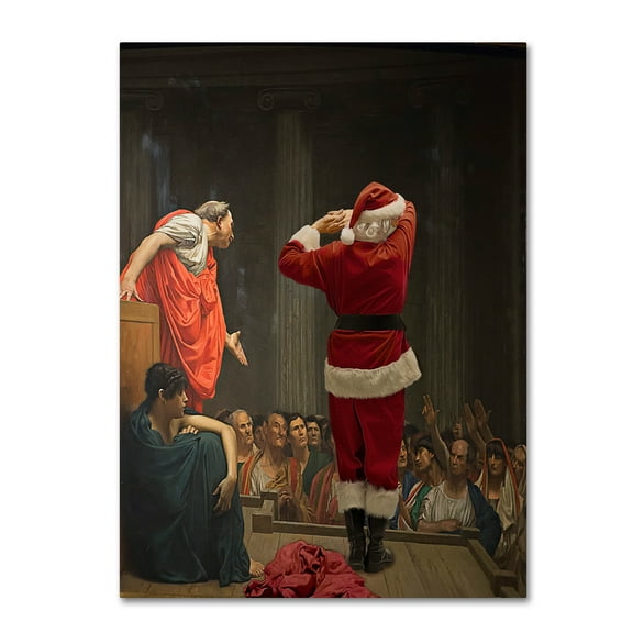 Trademark Fine Art 'Gerome-Roman Slave Market' Canvas Art by Ed Wheeler