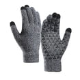 thumbnail image 2 of Toystoory 1 par de guantes cálidos de invierno para ciclismo con pantalla táctil Figer Deportes de nieve gris NO1, 2 of 6