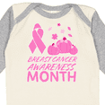 thumbnail image 4 of Inktastic Breast Cancer Awareness Month- October Boys or Girls Long Sleeve Baby Bodysuit, 4 of 5