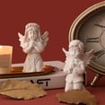 thumbnail image 4 of Guardoinrt Beautiful Resin White Angel Statue Delicate Desktop Decor Collection Window Props for Christmas prayer boy 1Set, 4 of 6