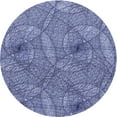 thumbnail image 1 of Ahgly Company Machine Washable Indoor Round Transitional Deep Periwinkle Purple Area Rugs, 8' Round, 1 of 7