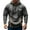 B Dark Gray, variant on Men's Vintage Long Sleeve Hoodies Quarter Zip Tactical Pullover Sweatshirts Casual Fall Fashion Hooded Sweatshirts Solid Multi Pockets Tops Black XXL