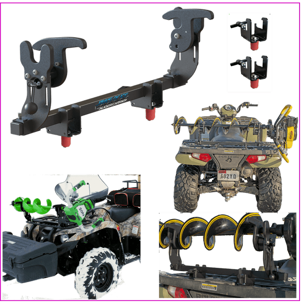 Jaws of Ice Auger Carrier Mount w/Quick Attach for Polaris Sportsman