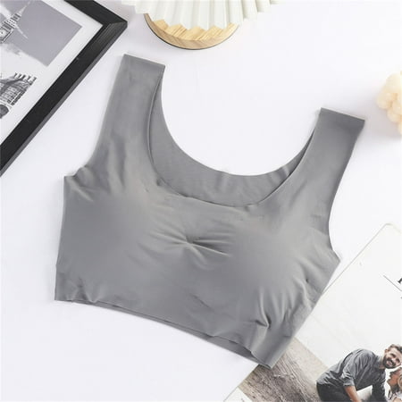 Hamky Bras for Women Push Up Bra Bras For Women Thin Padded Comfort Wireless Bra Breathable Bralette For Sleep Everyday Bra Bralettes for Women Yoga Bra GY1 XXL