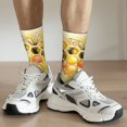 thumbnail image 6 of Vsdgher Honey Bee Crew Socks for Men & Women, Breathable Casual Athletic Ankle Socks, 6 of 6