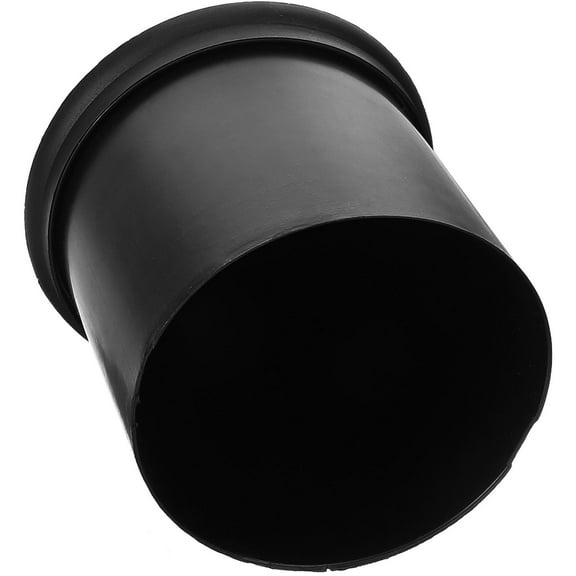 Pretyzoom Bathroom Brush Holder Plastic Cup Black 1Pcs