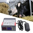 thumbnail image 4 of -3028 Temperature and Humidity Controller Meter with Digital Display Dual Temperature Integrated Sensor for Seafood and Cooling Water Machines, 4 of 7