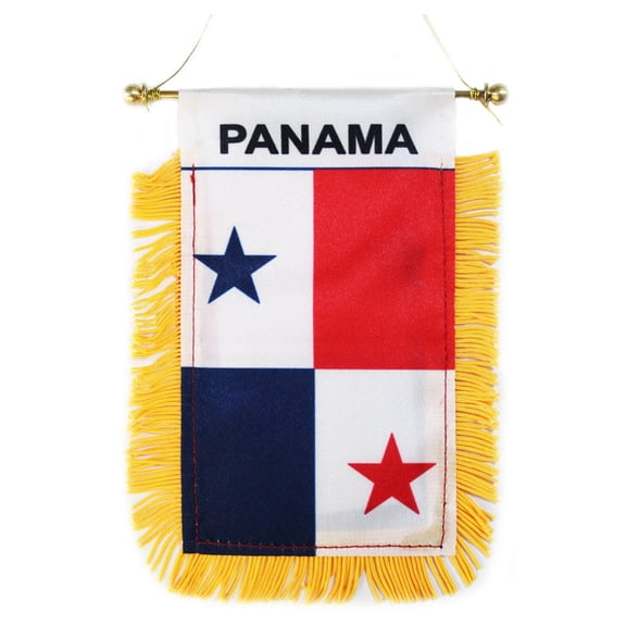 Panama Window Hanging Flag