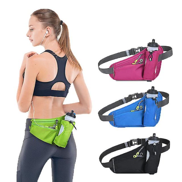 Bolsa de cintura deportiva para correr, bolsa de almacenamiento multifunción para botellas de agua, bolsa de cintura, organizador de botellas de agua al aire libre kaili Sencillez