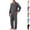 Dark Gray, variant on HAJWOH Button Front Men's Pajama Sets - Soft Comfortable Sleepwear for Home for Sleep and Relaxation