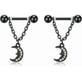 thumbnail image 1 of shiyou-2-4PCS Nipple Piercing Nipple Rings Barbell Intimate Piercing with Pendant Stainless Steel CZ Cubic Zirconia Moon Heart Chain Spike Body Jewellery 14G"},"additionalWeblabs":"{"PAX_CHECKOUT_BUY, 1 of 4