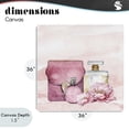 thumbnail image 4 of Stupell Industries Shabby Chic Blush Glam Time Collection Canvas Art, 36 x 36, by Kim Allen, 4 of 8