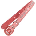 thumbnail image 4 of Miangastore Comfortable Decorative Dog Collar Orange Leather 1Pack 20.9x1in, 4 of 8