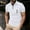 White, variant on Men's Short Sleeve , Full-Zip Athletic Shirt, Breathable Performance Top for Casual Wear and Exercise