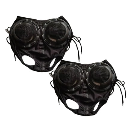 2Pcs Windproof Mesh Horse Goggles Made Of Fine Mesh Suitable For For Horse Eyes In Outdoor Settings. Pet Supplies Horse Racing Goggles Black New