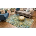 thumbnail image 4 of Unique Loom 3142275 4 x 6 ft. Bondi Chromatic Rectangular Rug, Green, 4 of 10