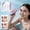 Purple, variant on MQ Dermaplane Razor for Women Face, Rechargeable Electric Facial Hair Removal Tool with 7 Replacement Blades, 3 Speeds Exfoliator with LED Light for Peach Fuzz Skincare Makeup Prep