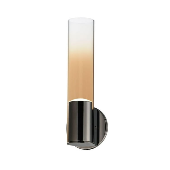 E21180-05GM-ET2 Lighting-Highball - 10W 1 LED Wall Sconce-15 Inches Tall and 5 Inches Wide-Gunmetal Finish-Amber Glass Color